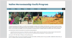 Desktop Screenshot of nativehorsemanship.org