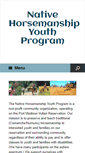 Mobile Screenshot of nativehorsemanship.org