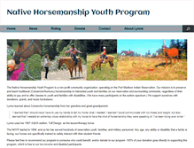Tablet Screenshot of nativehorsemanship.org